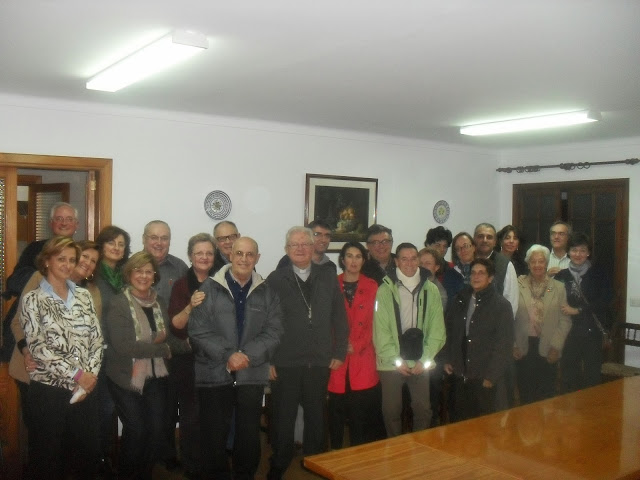 Militantes de PX se reúnen con su Obispo en Mallorca