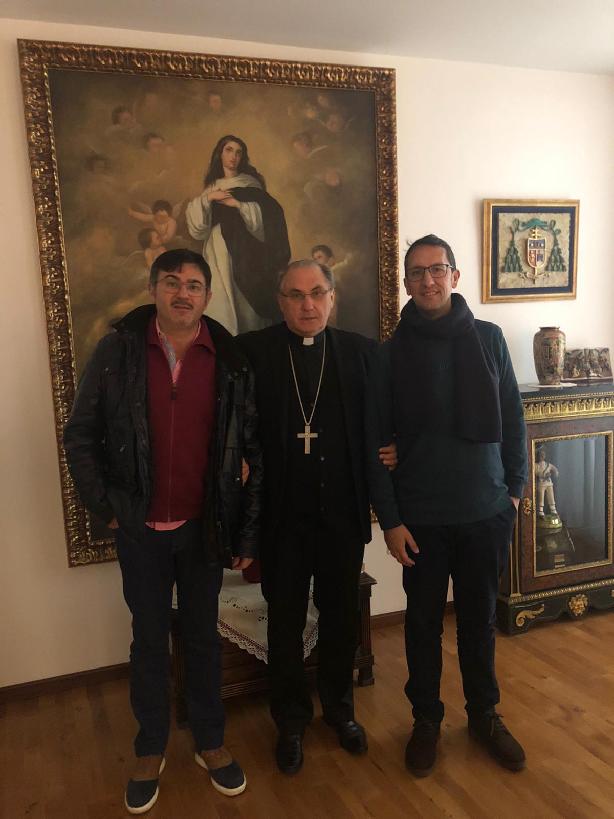 Visita del Arzobispo de Mérida-Badajoz