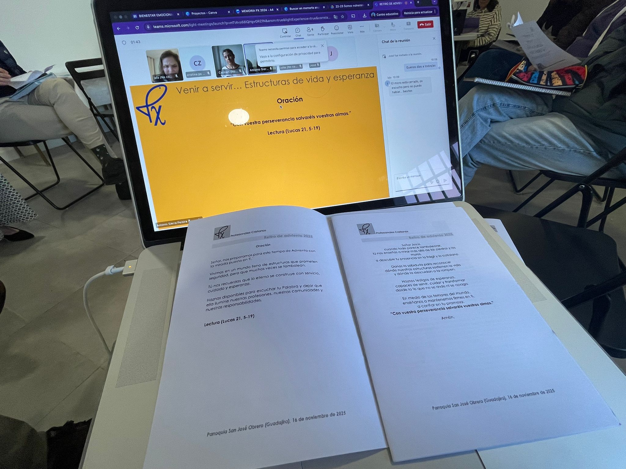 “VENID A SERVIR… ESTRUCTURAS DE VIDA Y ESPERANZA”